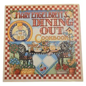 Mary Engelbreits Dining Out Cookbook 2001 Recipe Book Kitchen Collectible